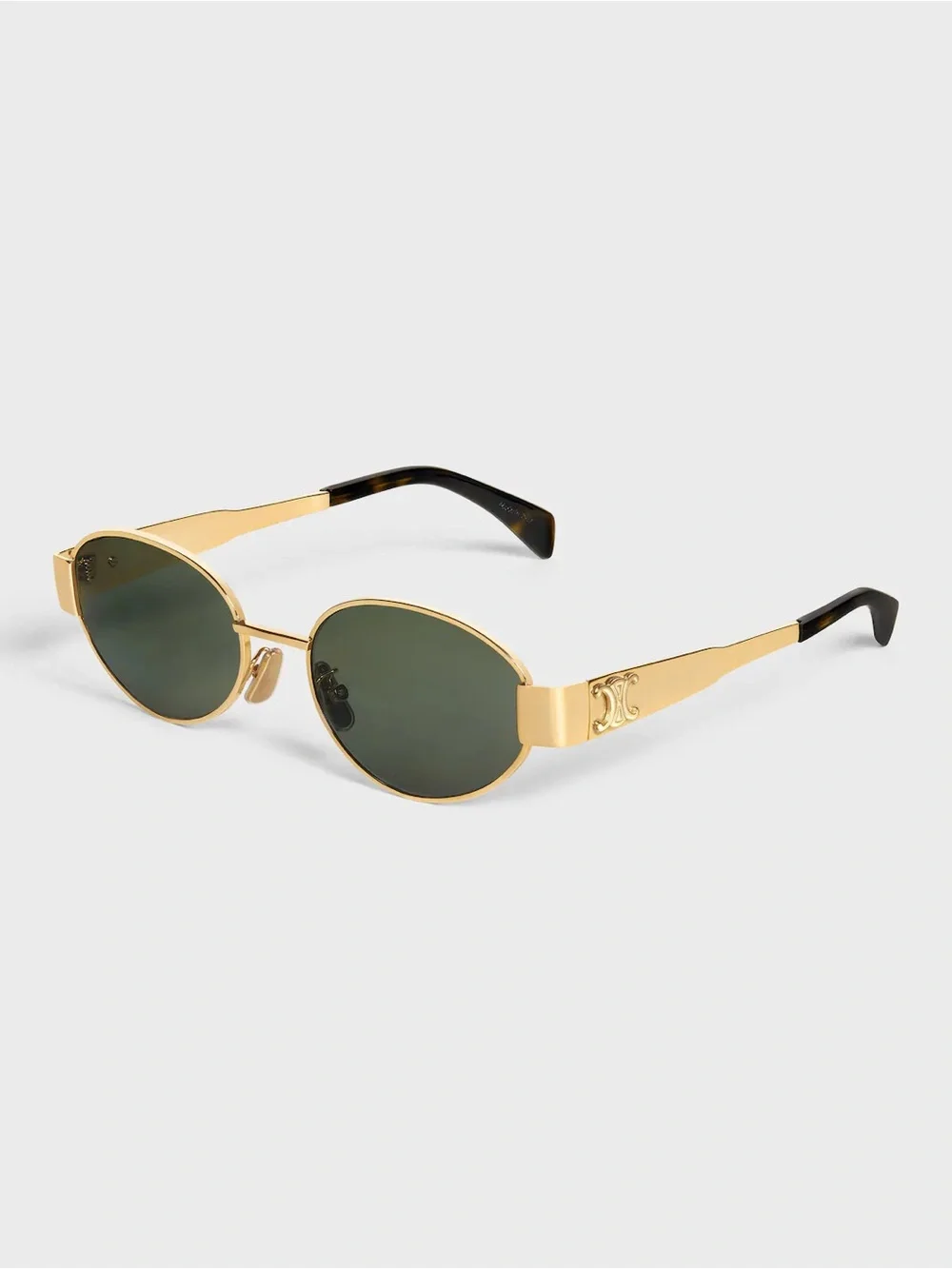 CELINE TRIOMPHE METAL 01 SUNGLASSES IN GOLD